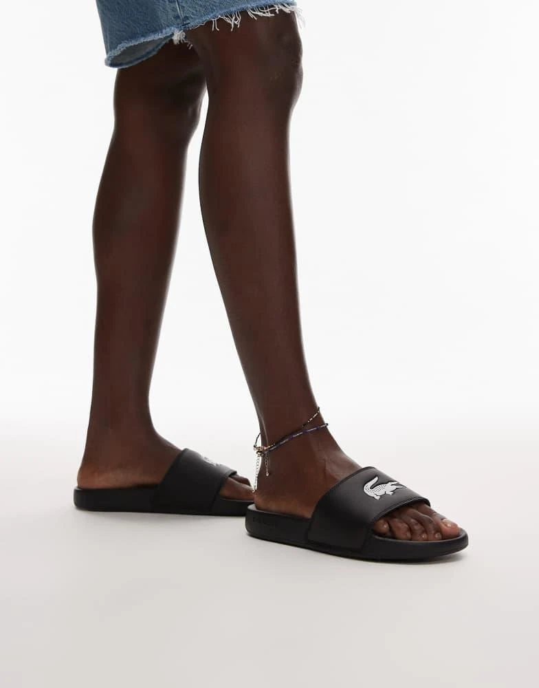Lacoste Lacoste serve 0.0 sliders in black 1