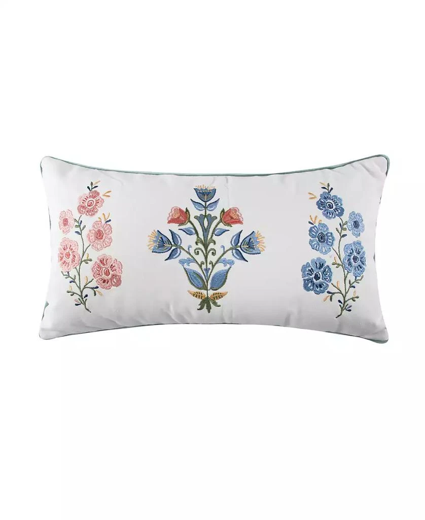 Levtex Home Zoey Embroidered Decorative Pillow, 12" x 24"