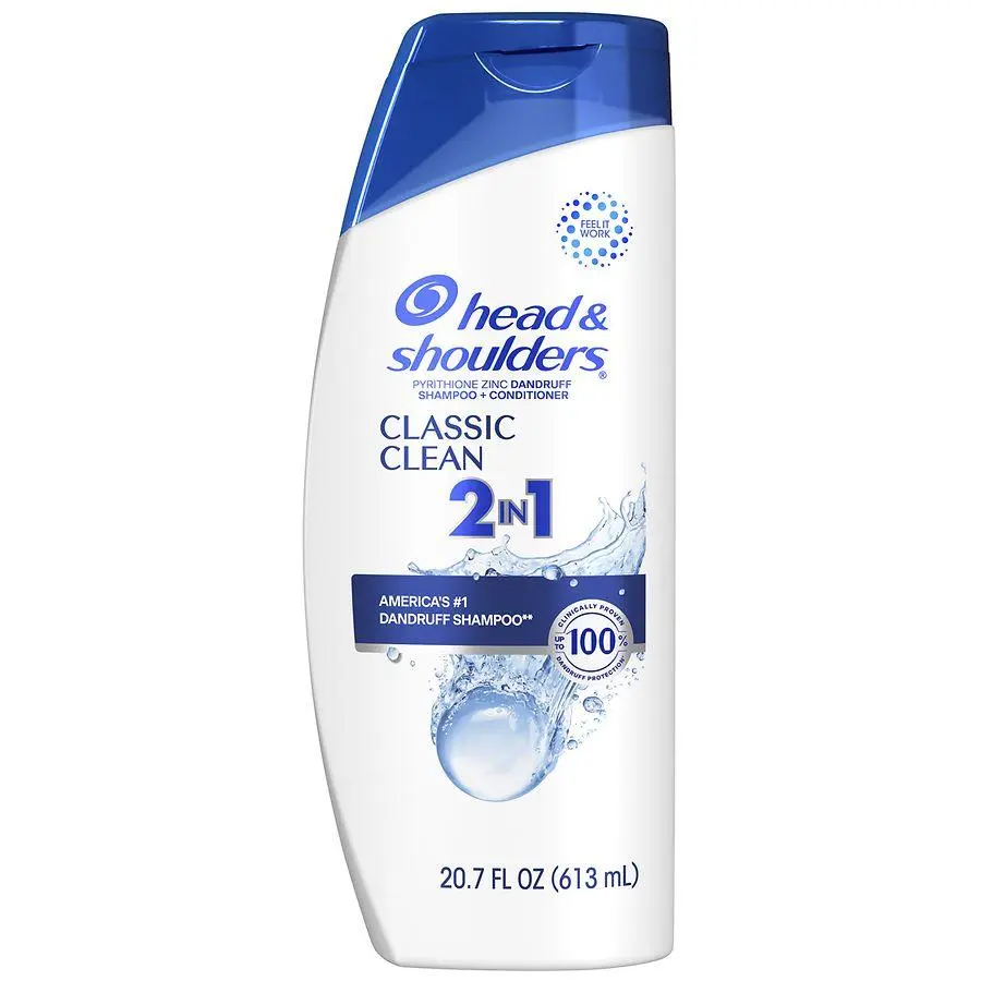 Head & Shoulders 2 in 1 Dandruff Shampoo and Conditioner, Anti-Dandruff Treatment Fresh Classic Clean 3