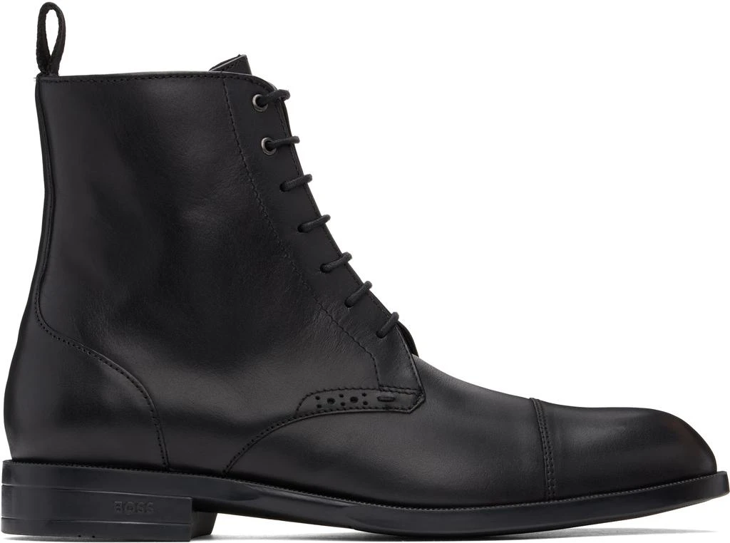 Hugo Boss Black Lace-Up Boots 1