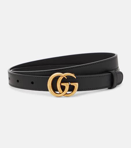 Gucci GG leather belt