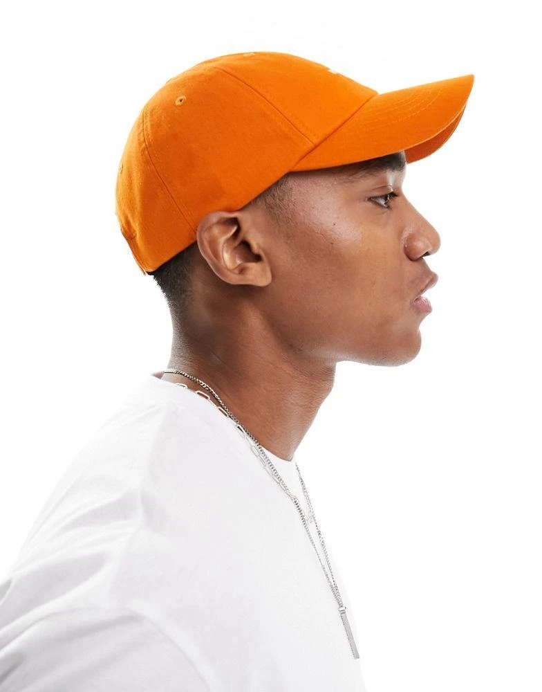 The North Face The North Face Half Dome logo baseball cap in orange 2