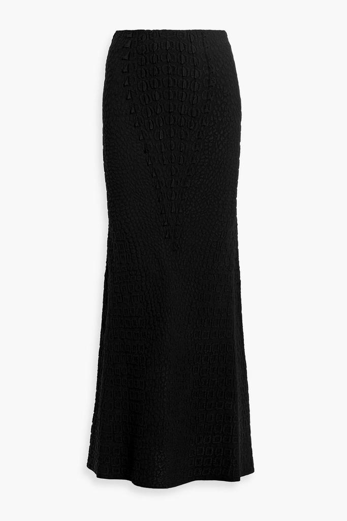 Alaïa Asymmetrical Jersey Spiral Skirt – On Sale Now with Up to 30
