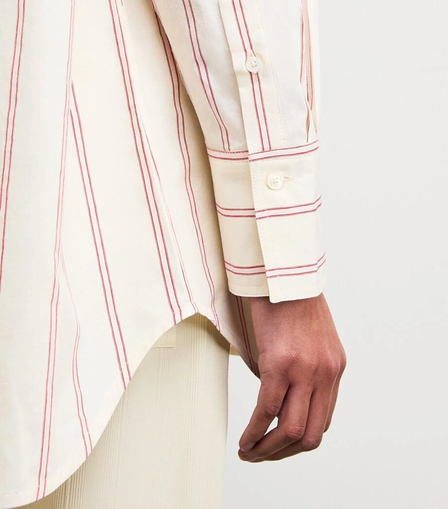 Totême Cotton-Silk Stripe Shirt 6