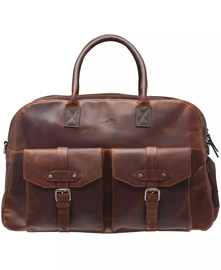 Mancini Leather Goods Men's Buffalo Classic Duffel Bag 1