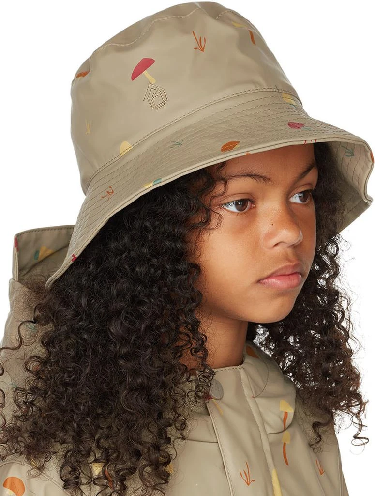 Coco Village Kids Taupe Girole Rain Bucket Hat 2