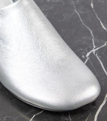 Loewe Toy metallic leather slippers 5