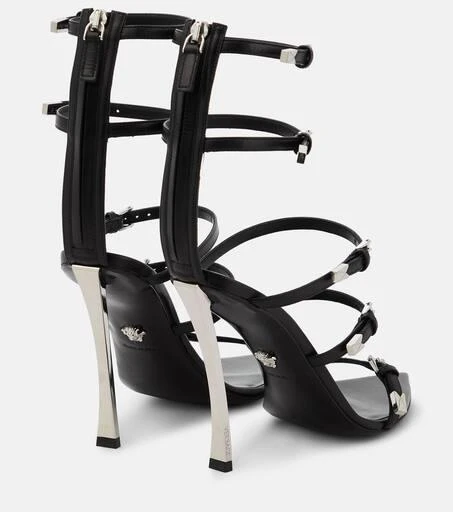 Versace Leather cage sandals 3