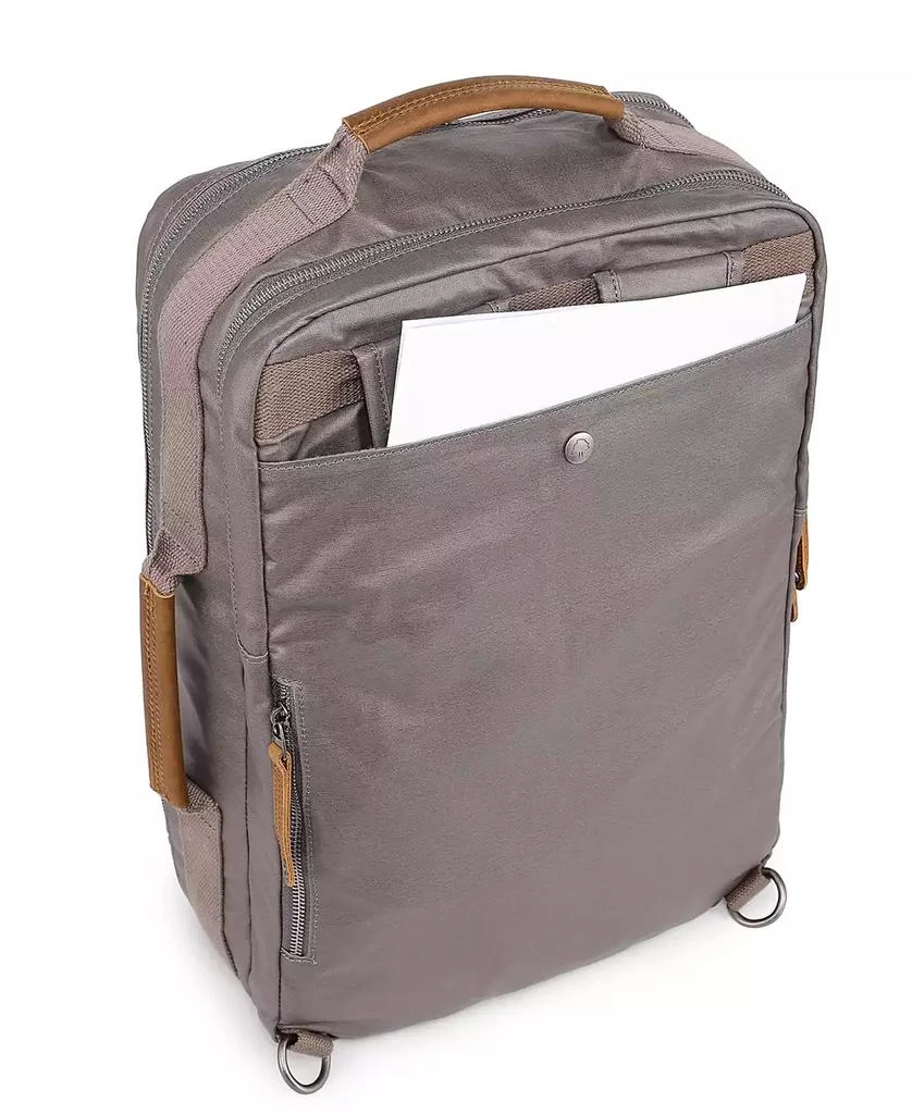 TSD BRAND Madrone Coated Canvas Backpack 5