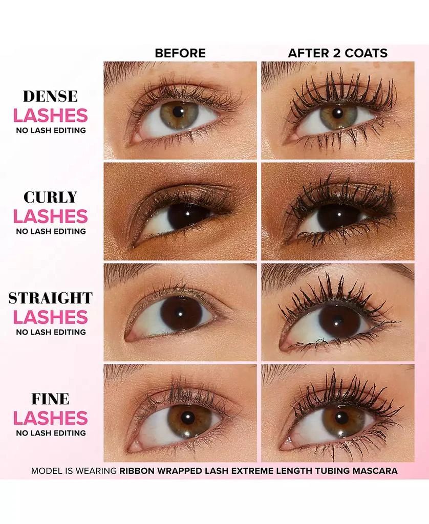 Too Faced Travel-Size Ribbon Wrapped Lash Tubing Mascara 4