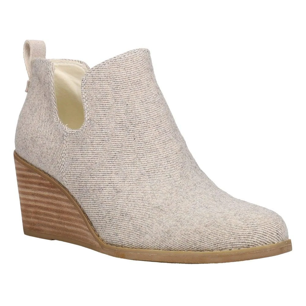 TOMS Kallie Wedge Round Toe Booties 2
