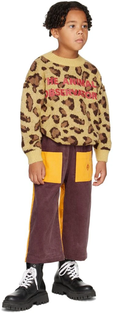 The Animals Observatory Kids Yellow Arty Bull Sweater 4