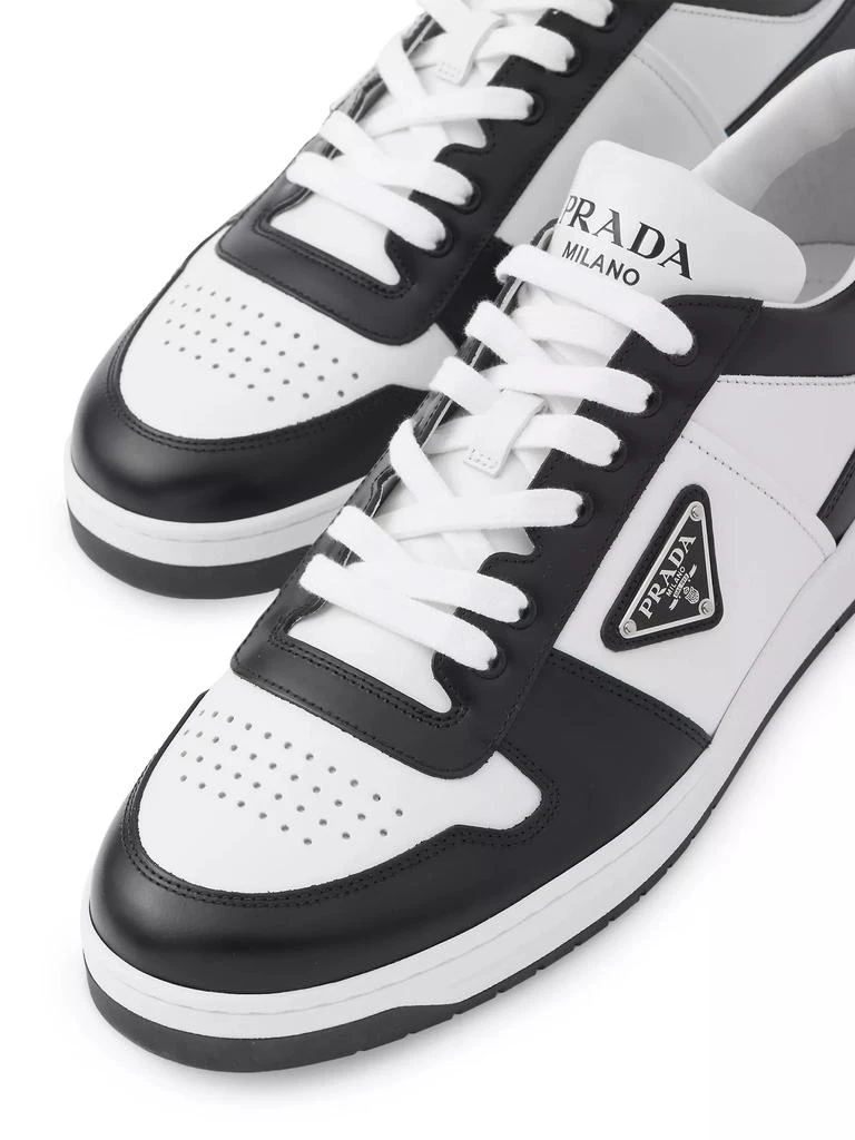 Prada Men's Downtown Leather Sneakers 5