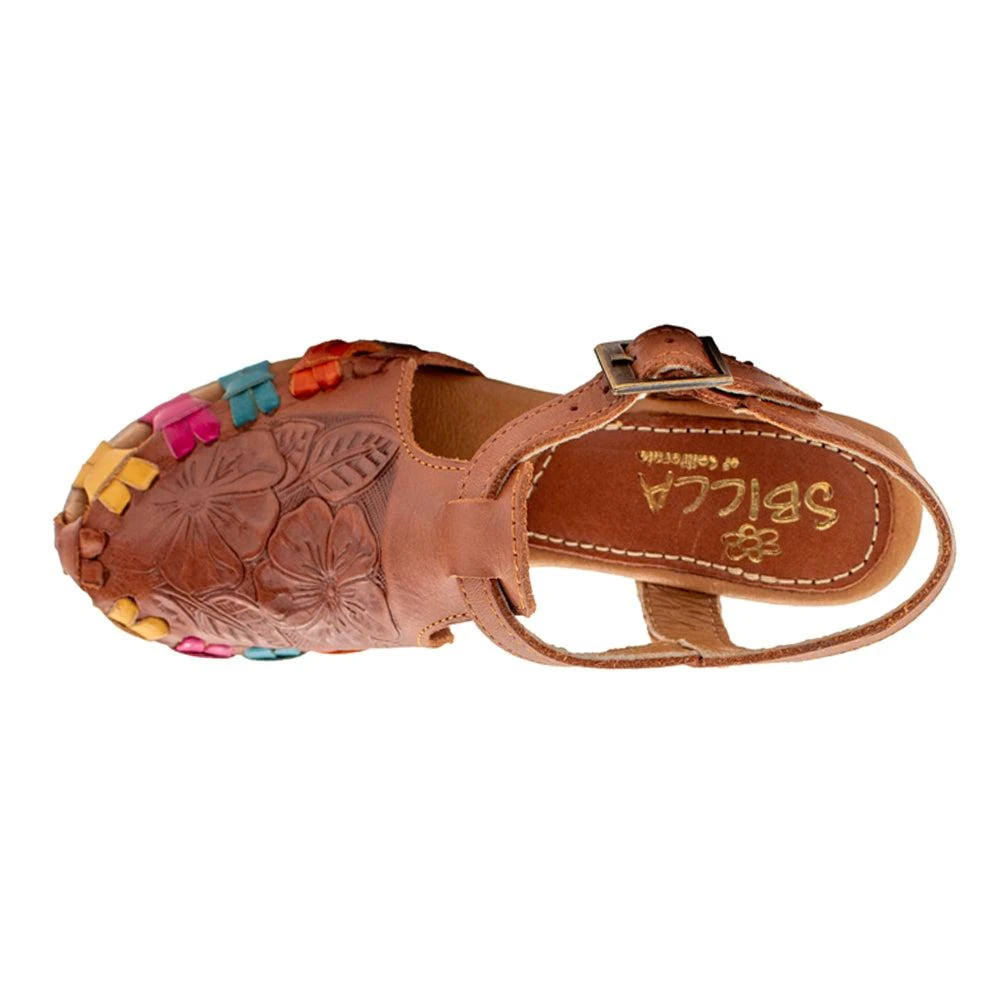 Sbicca Rosarito Huarache Ankle Strap Clogs 4