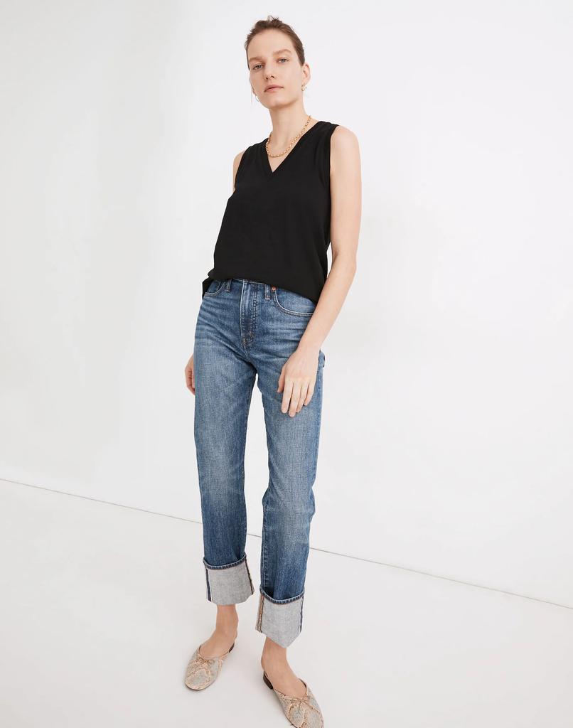 Madewell Whisper Cotton V-Neck Tank
