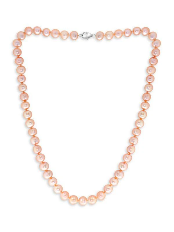 Effy Sterling Silver & 7-8MM Peach Freshwater Pearl Necklace 1