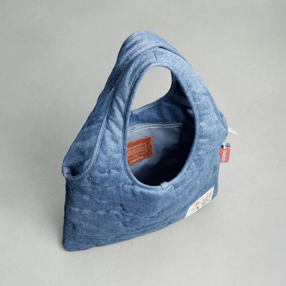 Coach Flat Tote With Cloud Quilting 4