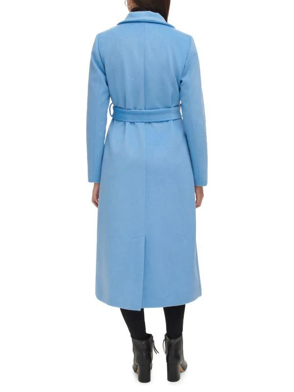 Kenneth Cole Belted Wool Blend Wrap Coat 2
