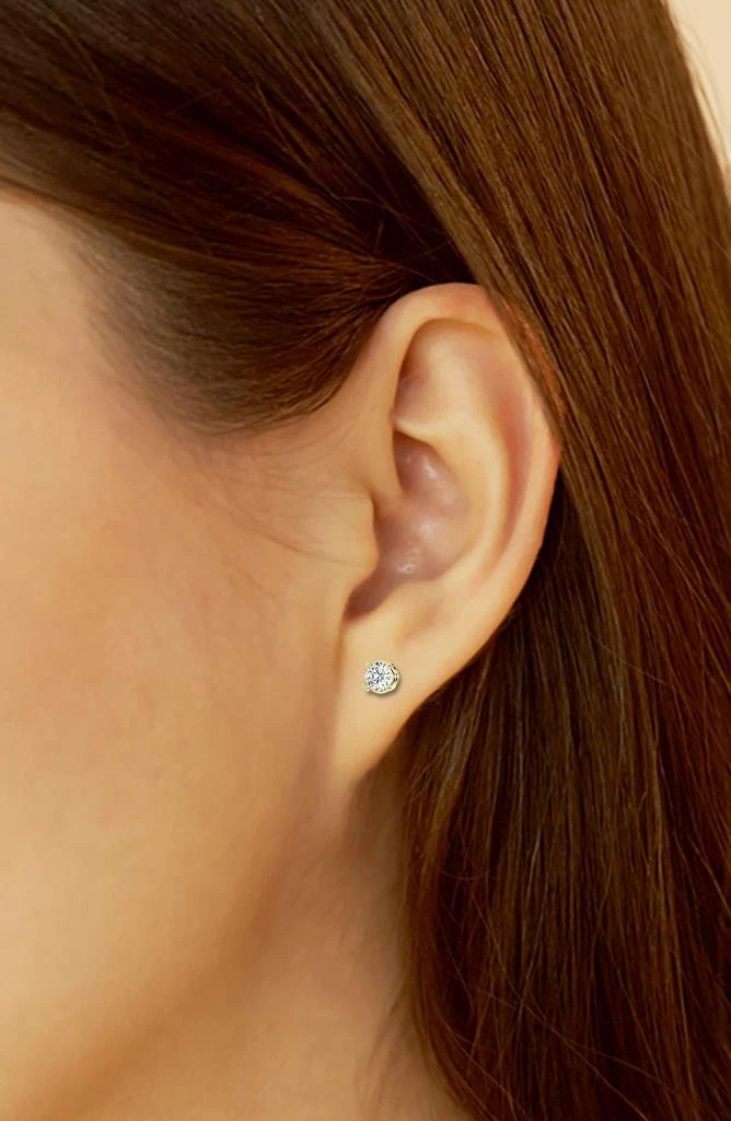 Badgley Mischka Round Cut Lab Created Diamond Stud Earrings - 0.5ctw 2