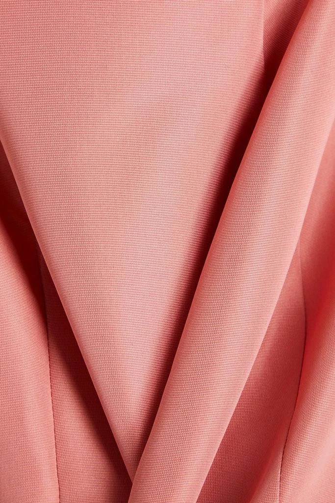 Oscar de la Renta Appliquéd mikado dress 4