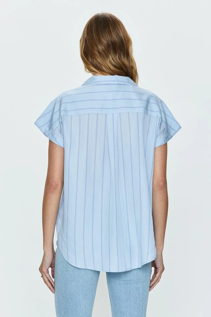 Pistola Denim Sabine Shirt - Sky Wide Stripe 4