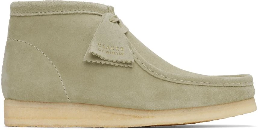 Clarks Beige Wallabee Boots 1