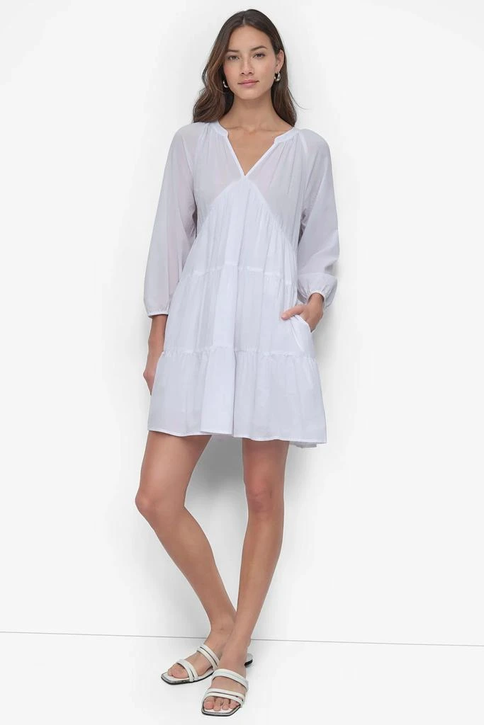 DKNY RAGLAN SLEEVE TIERED 1