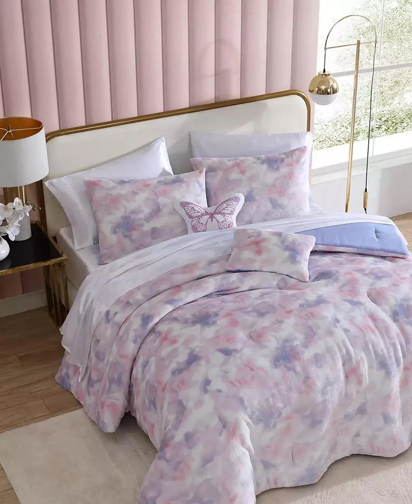 Betsey Johnson Sunset Tie Dye Plush 5-Pc. Comforter Set 4