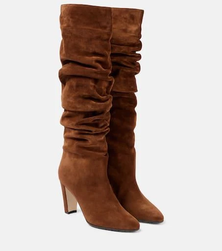 Manolo Blahnik Calasso 90 suede knee-high boots 1