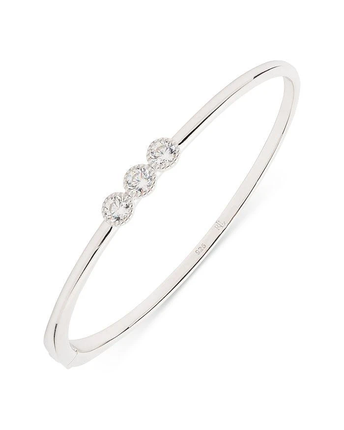 Ralph Lauren Cubic Zirconia Bangle Bracelet in Sterling Silver