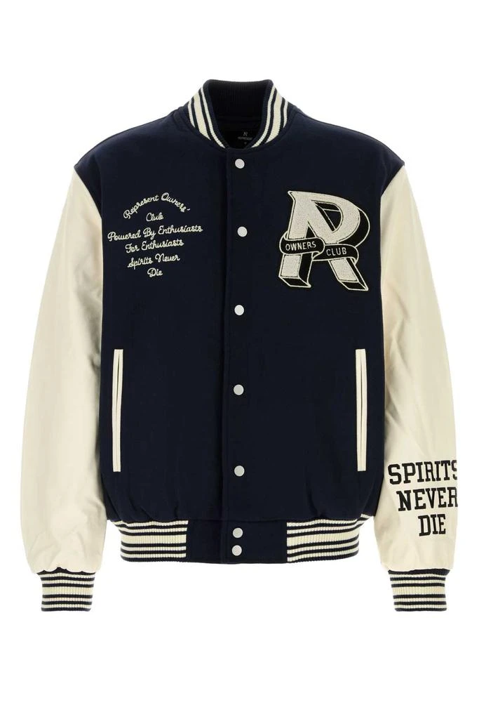 Represent Blue Felt Represent Owners Club Bomber Jacket 1