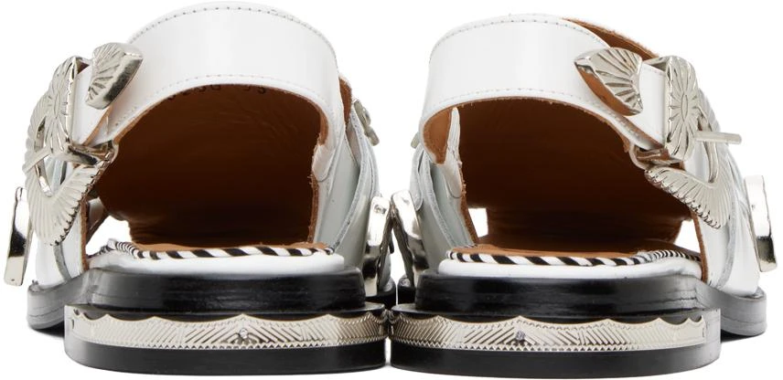 Toga Pulla White Polido Loafers 2