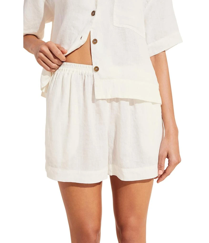 Eberjey Garment Dyed Linen Short Set 4