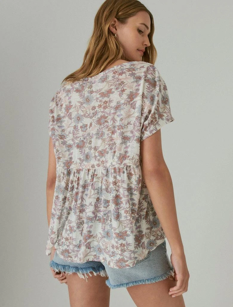 Lucky Brand Women's Easy Tie Linen Tee 3