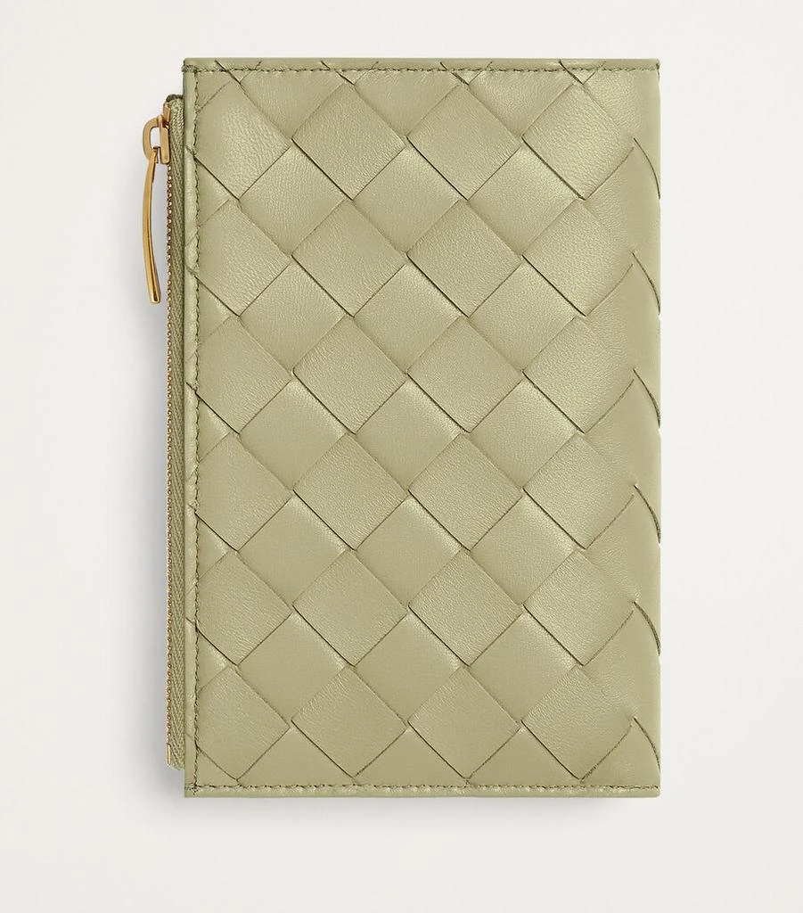 Bottega Veneta Medium Leather Intrecciato Bifold Wallet 2