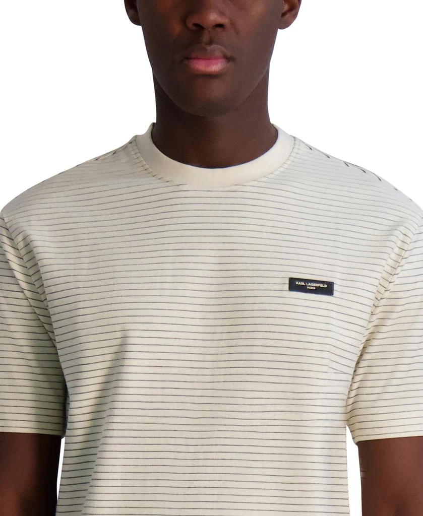 Karl Lagerfeld Paris TEXTURED STRIPE TEE 5