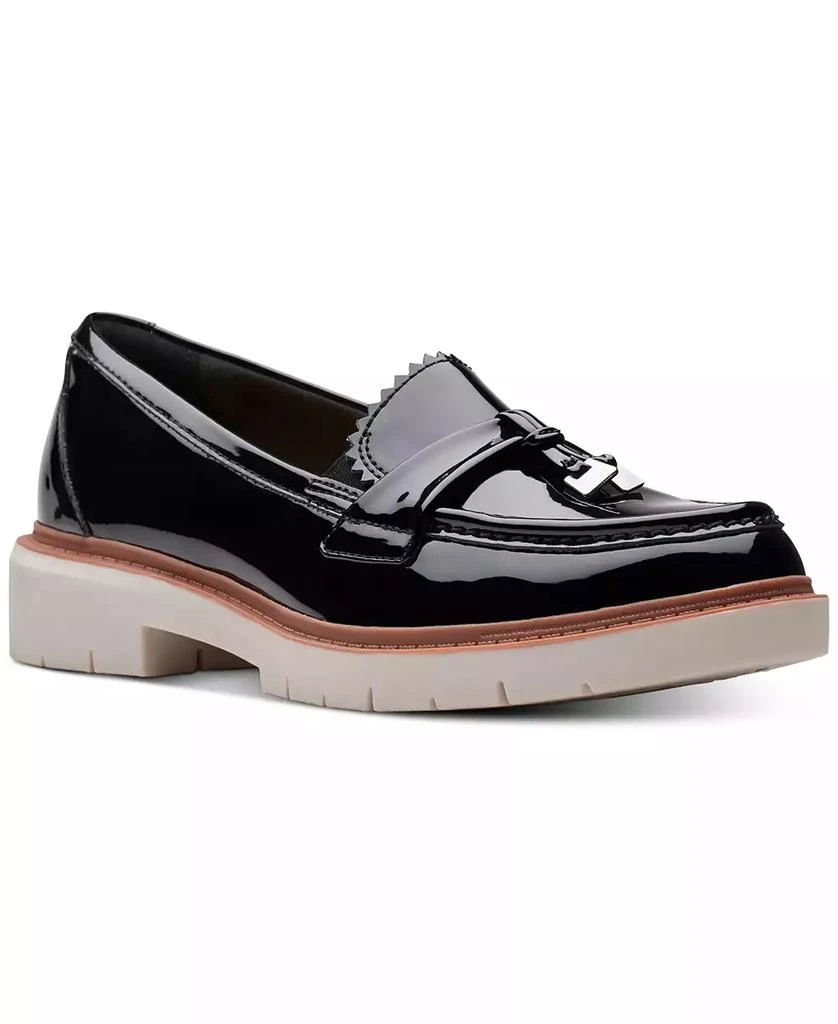 Clarks Women's Westlynn Bella Hardware-Trim Lug-Sole Loafers 1