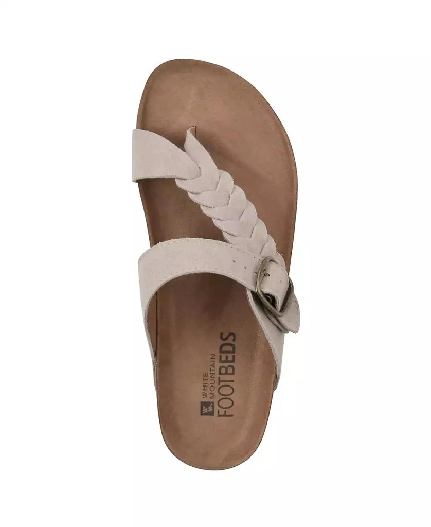 White Mountain Women's Happier Footbeds Sandals 4