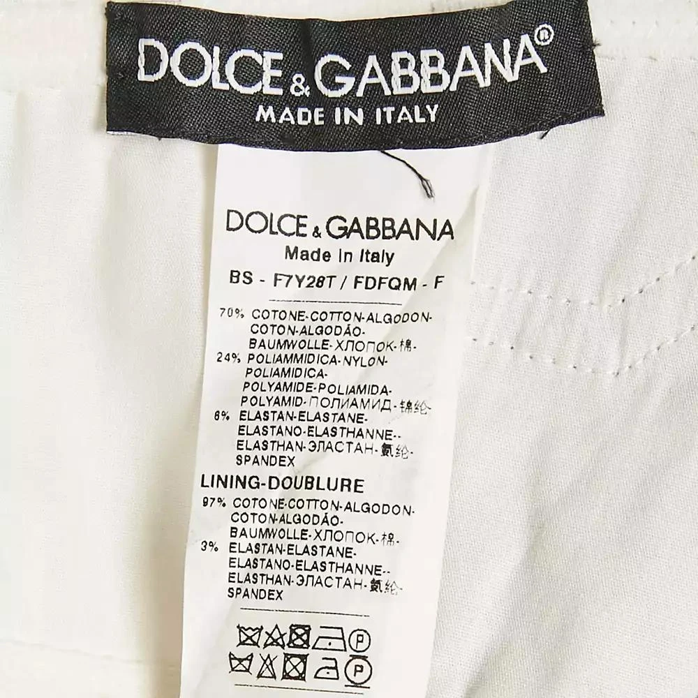 Pre-Owned Dolce 
Gabbana Women
s Blue Denim Bustier Top 4