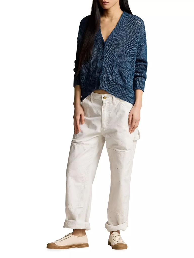 Ralph Lauren Oversized Linen-Blend Cardigan 2