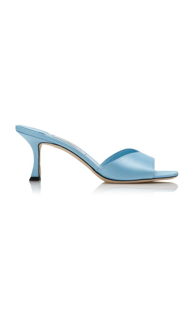 Jimmy Choo Jimmy Choo - Skye Satin Mules - Blue - IT 37 - Moda Operandi 1