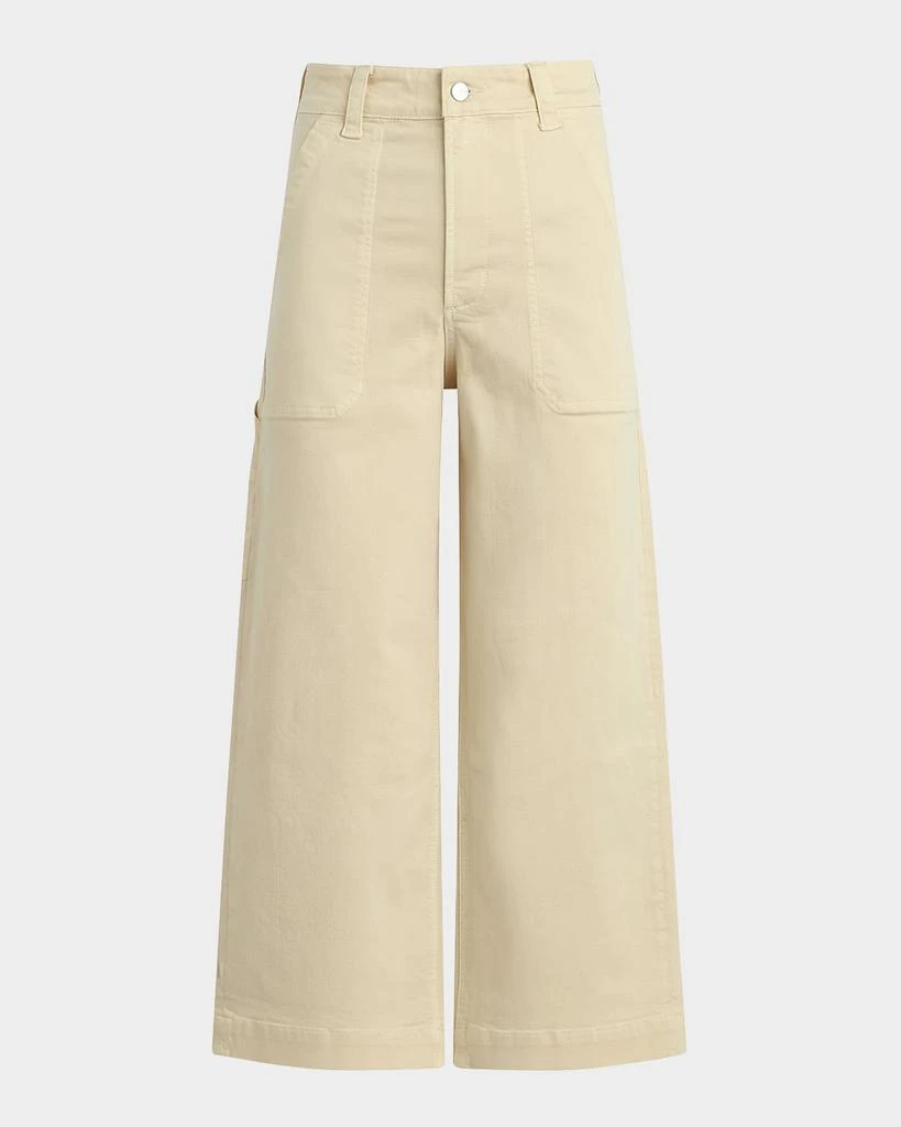 Joe's Jeans The Chloe Wide-Leg Cropped Utility Pants 1