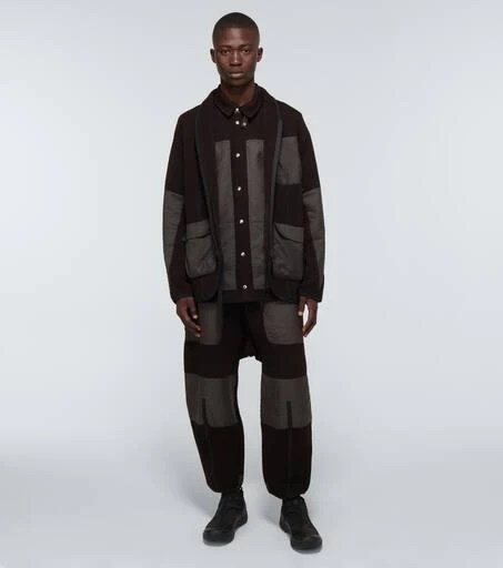 BYBORRE Paneled overshirt 2