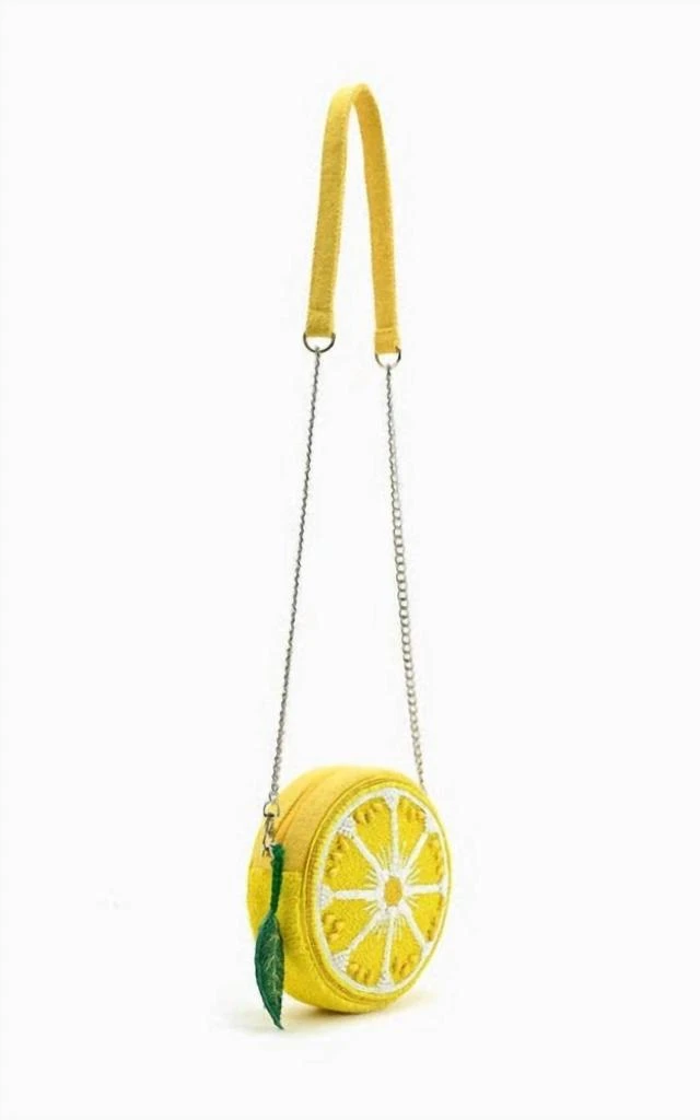 AMERICA & BEYOND America & Beyond - Women's Make Lemonade Round Crossbody Bag 3