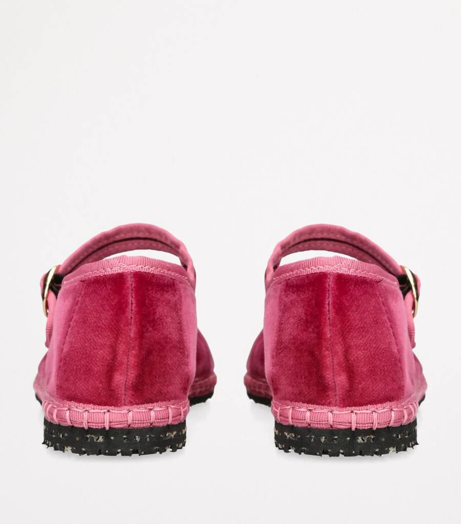 Flabelus Velvet Frances Mary Janes 2