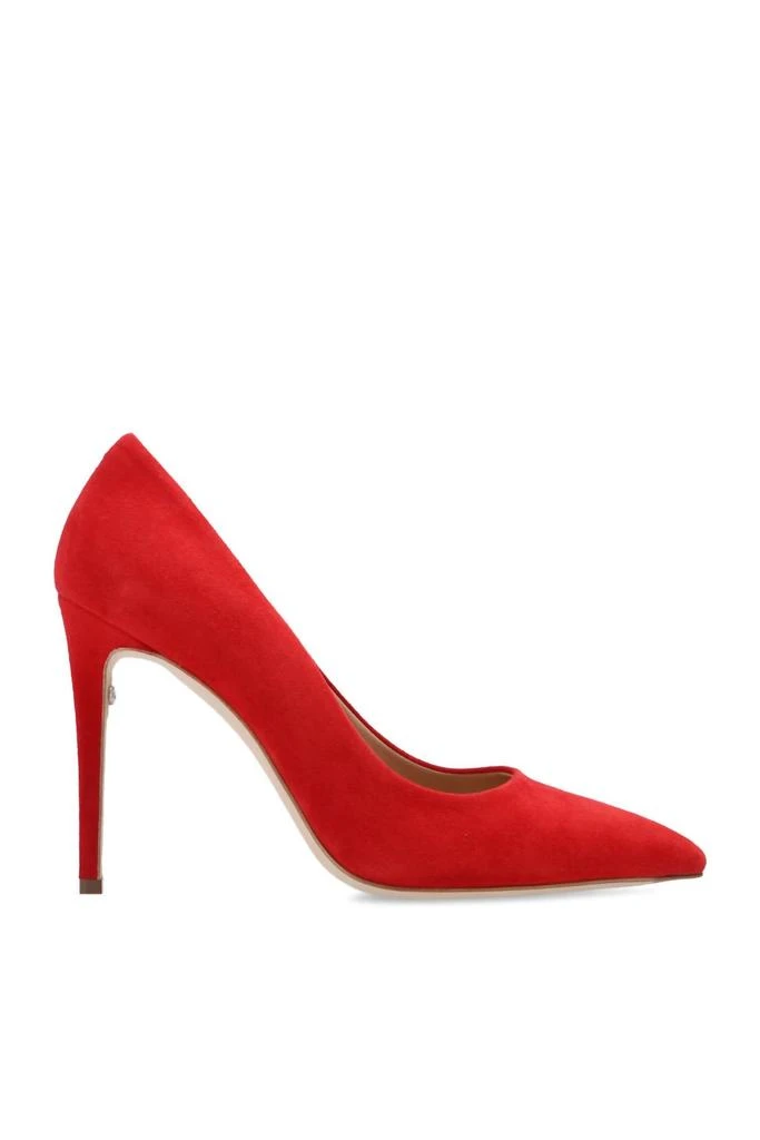 Salvatore Ferragamo Women
s Suede Stiletto Pumps In Red 2