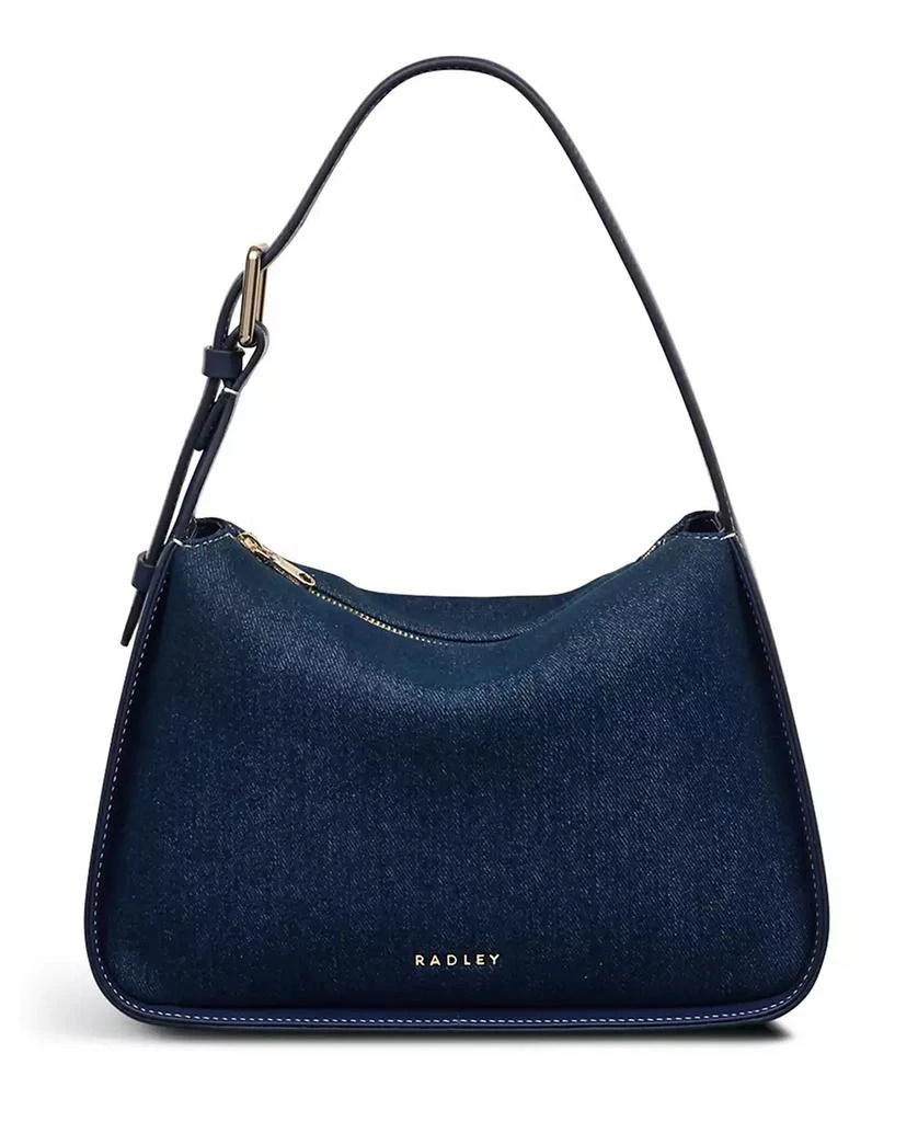 Radley Denim Westwell Lane Indigo Small Zip-Top Grab Bag 1