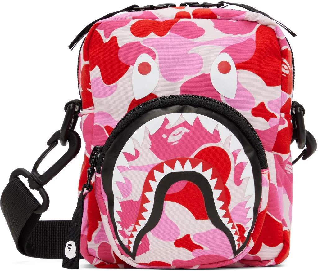 Bape Pink ABC Camo Shark Mini Bag 1