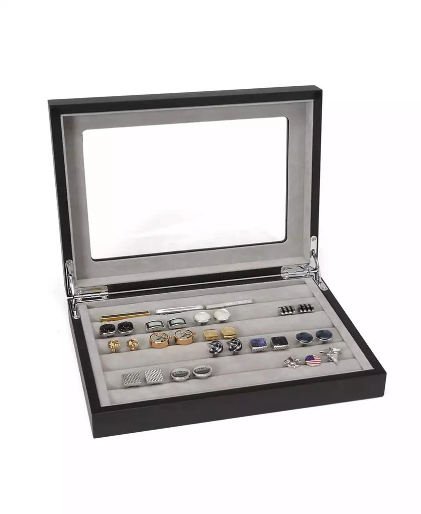 Ox and Bull Trading Co. Men
s Onyx Cufflinks Collector
s Case 4