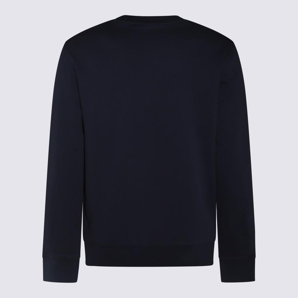 【関税&送料込】Maison Kitsune Navy Blue Cotton Sweatshirt Maison Kitsuné Navy Cotton Sweatshirt | italist